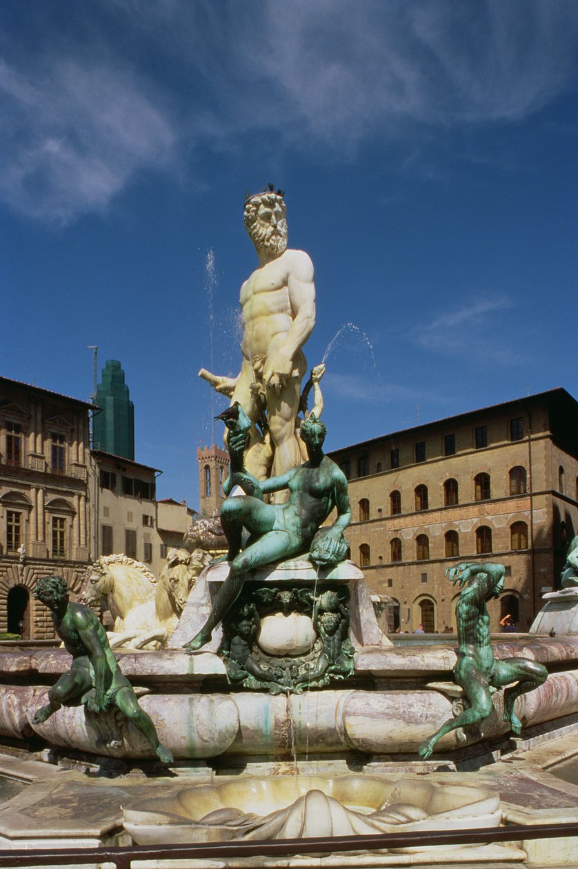A Neptun-kút, 1560-75 (bronz és márvány) (lásd még: 97917-20) alkotó: Bartolomeo Ammannati