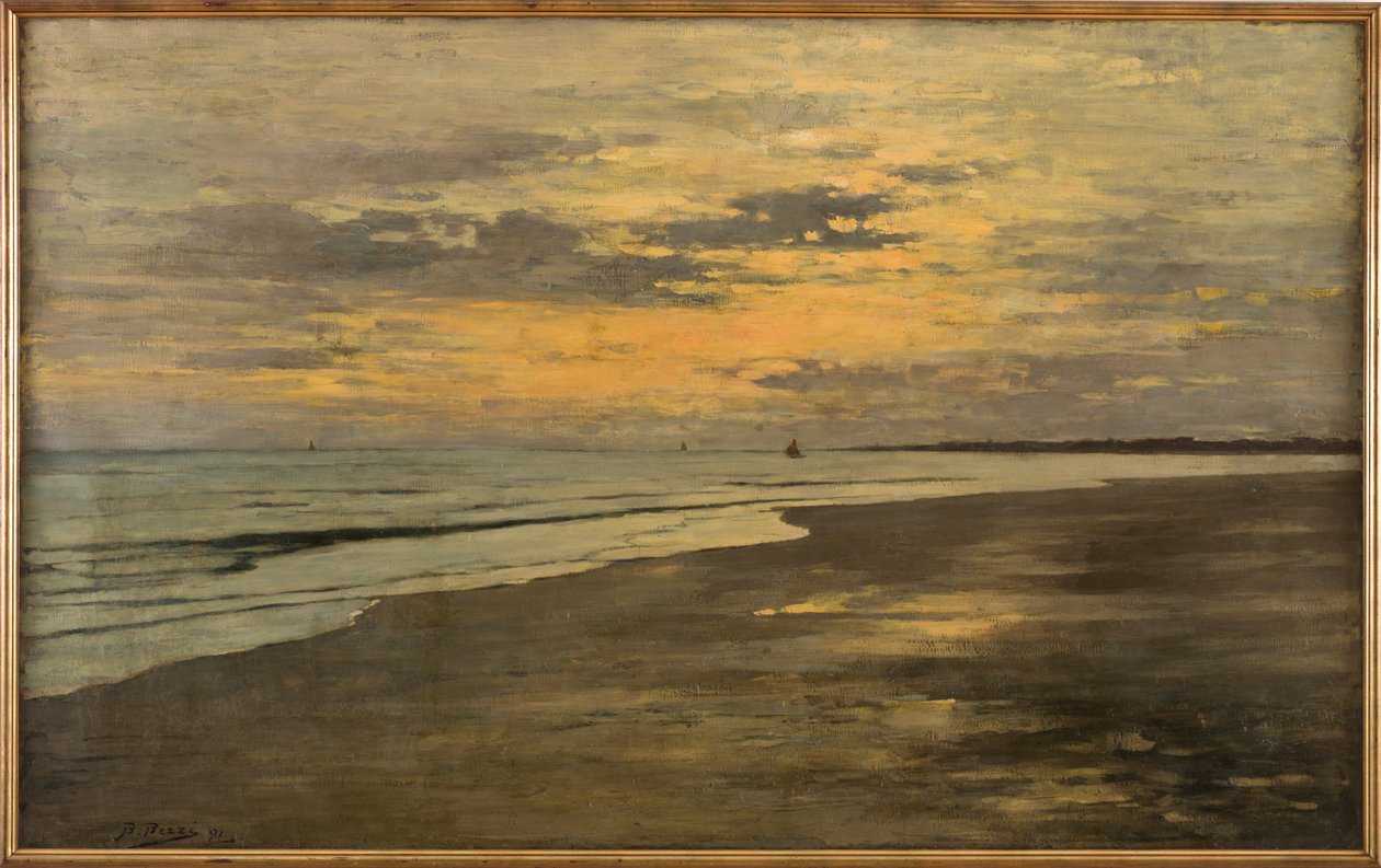 A Lido strand Lido strandja alkotó: Bartolomeo Bezzi