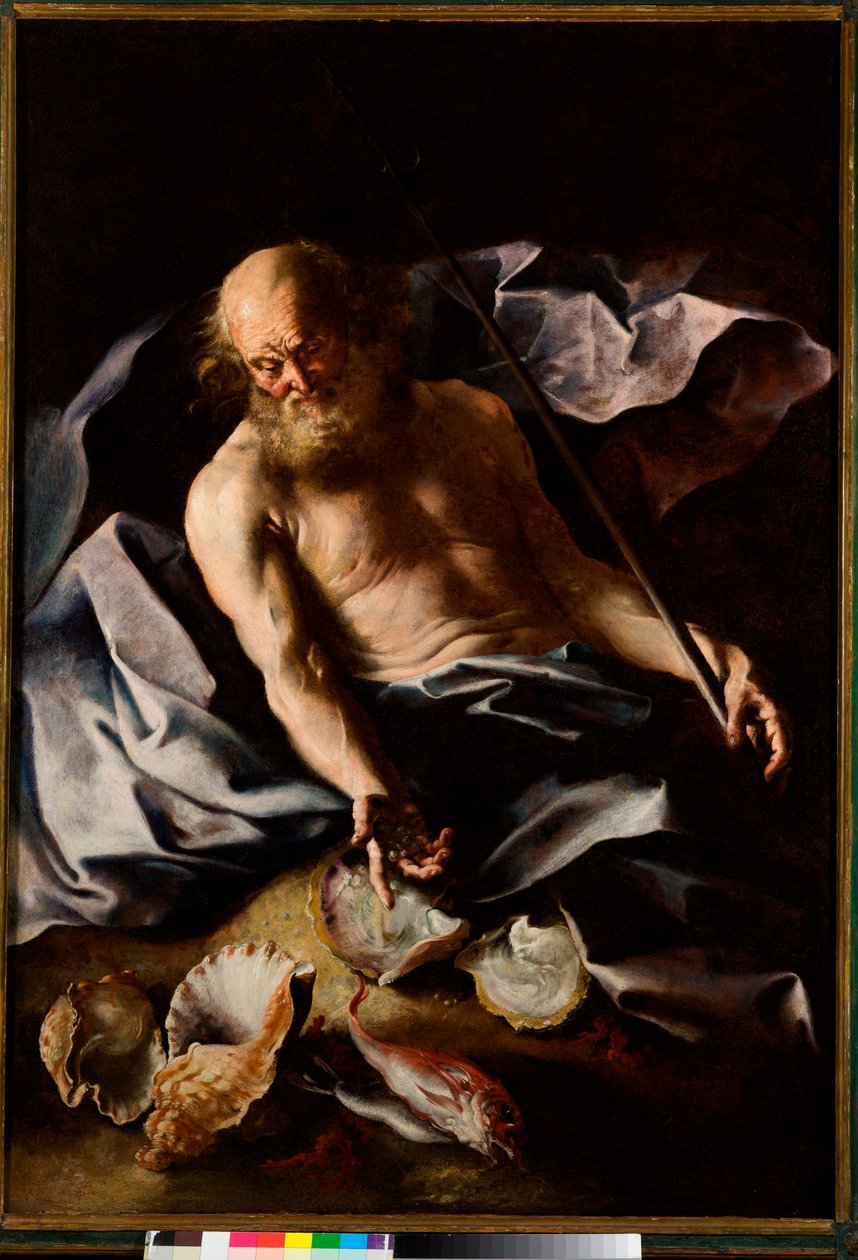 Neptun alkotó: Bartolomeo Guidobono
