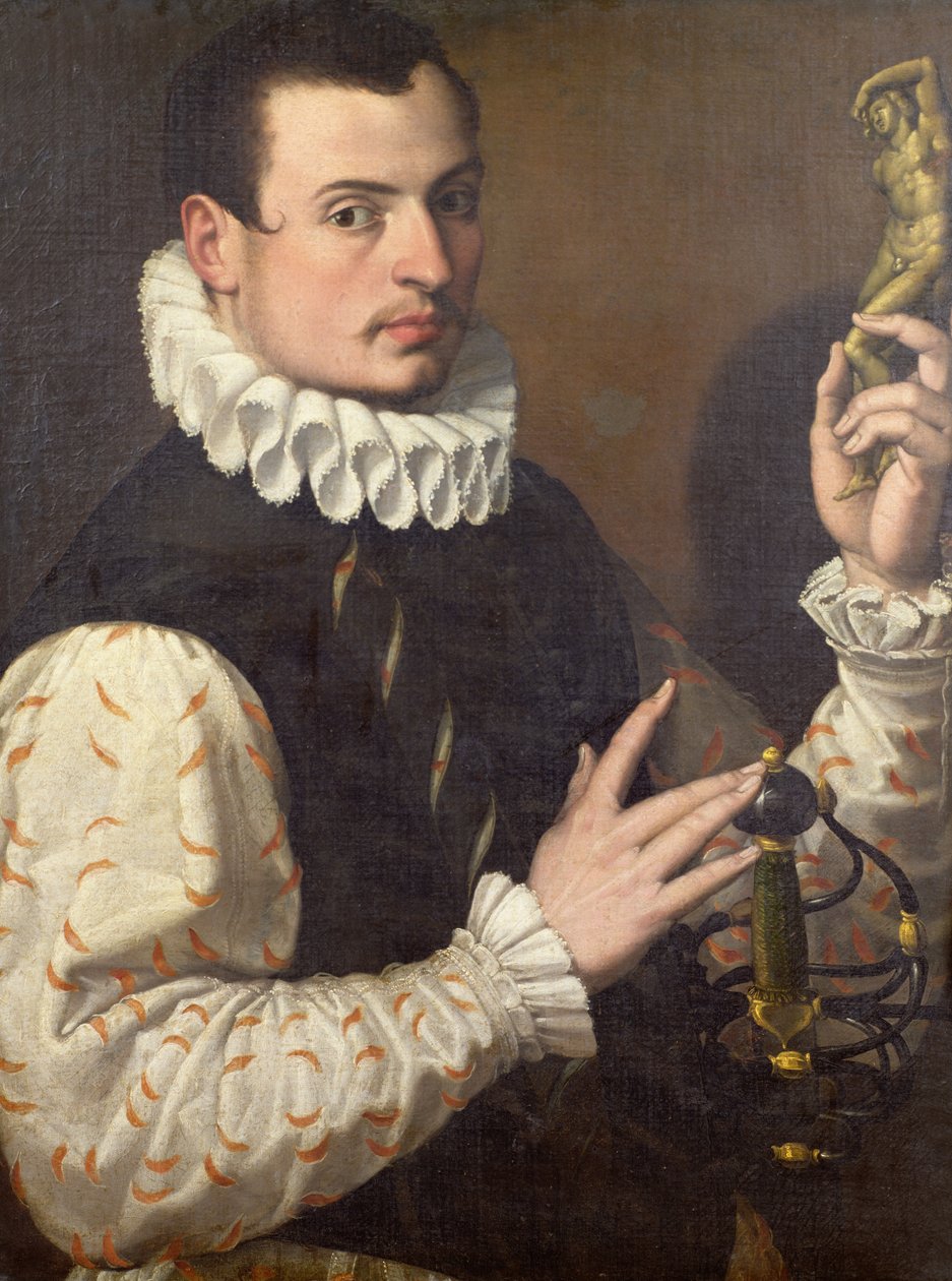 Egy fiatal férfi portréja alkotó: Bartolomeo Passarotti