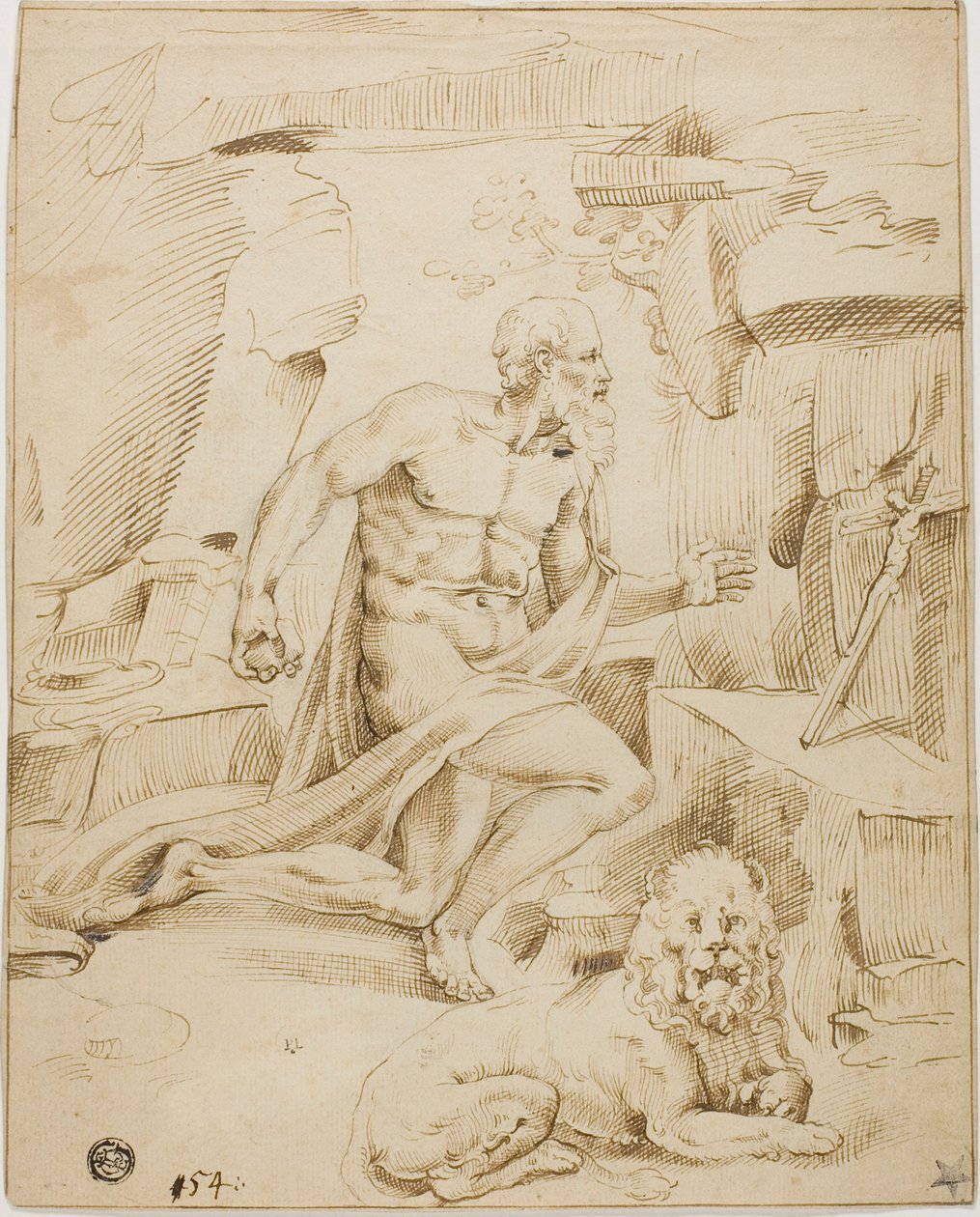 Szent Jeromos alkotó: Bartolomeo Passarotti