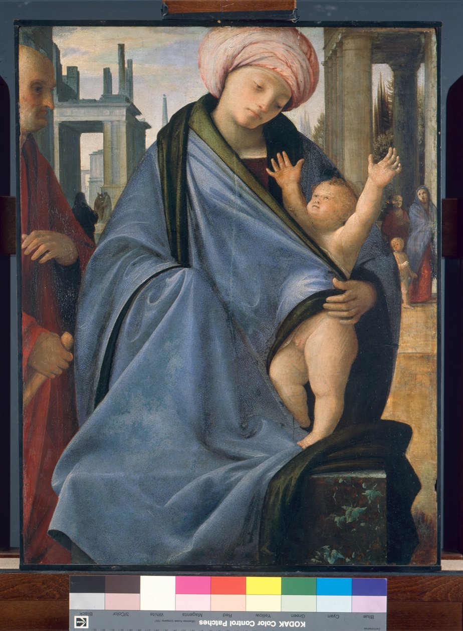 Szent Család alkotó: Bartolomeo Suardi Bramantino