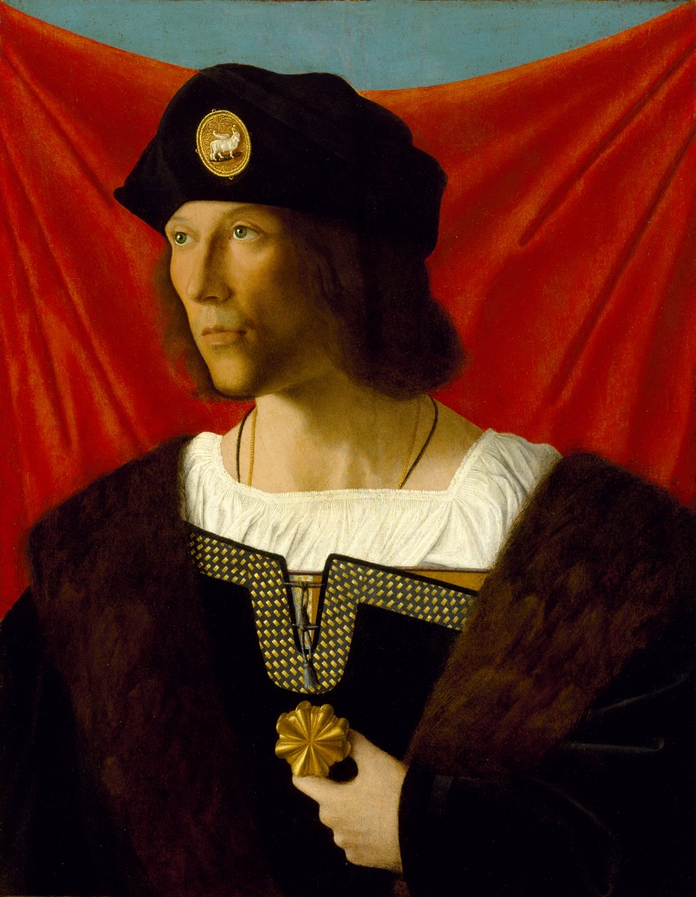 Férfi portréja, 1512 körül alkotó: Bartolomeo Veneto