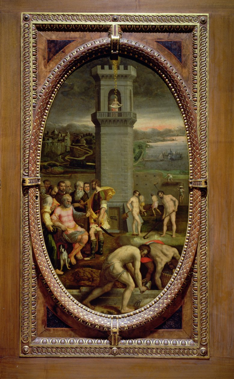 Danae, 1572 (olaj, pala) alkotó: Bartolomeo di Mariano Traballesi