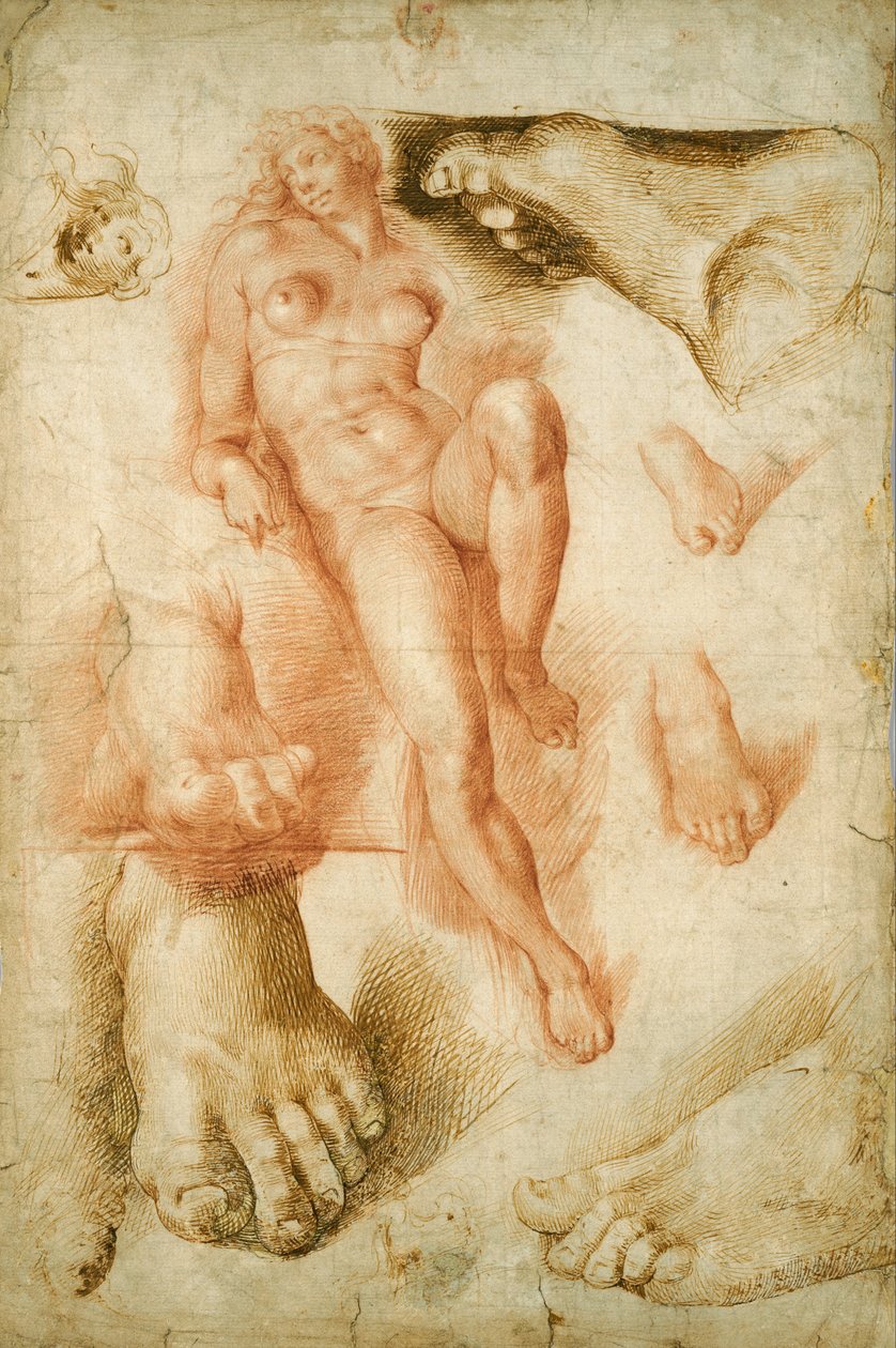 Másolás Michelangelo Aurora után alkotó: Bartolommeo Passerotti
