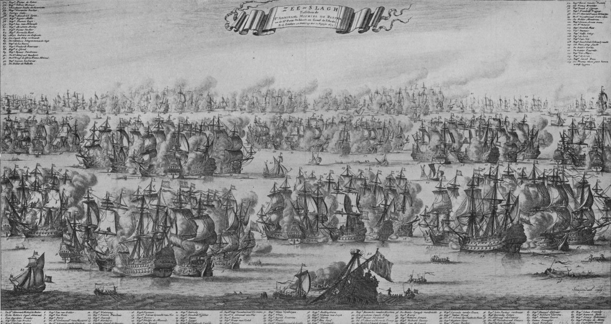 „A texeli csata”, 1700 alkotó: Bastiaen Stopendael