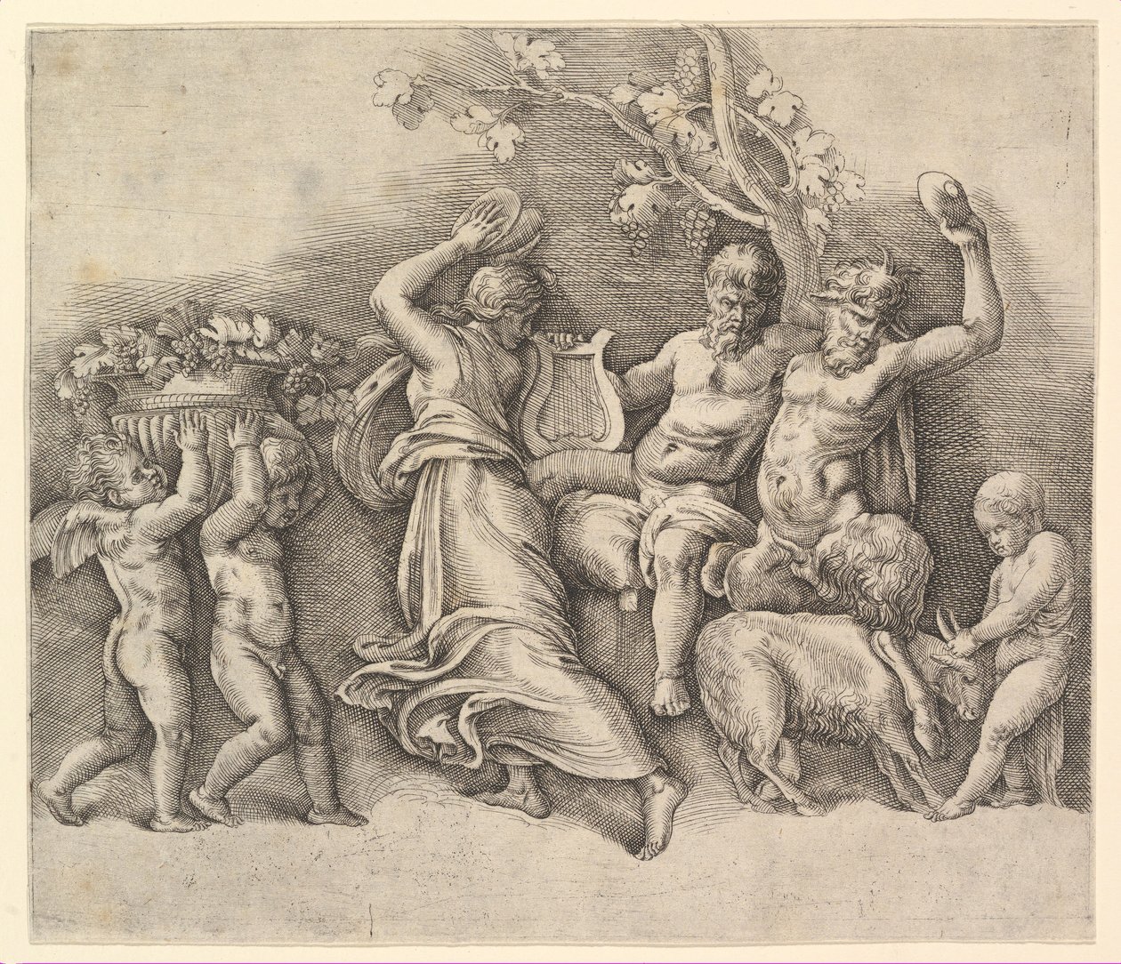 A Bachnal, 1530-61. alkotó: Battista Franco Veneziano