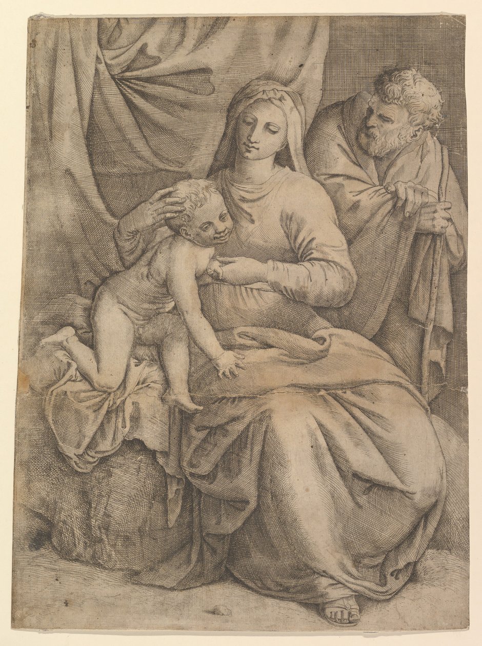 A Szent Család, 1510-61. alkotó: Battista Franco Veneziano