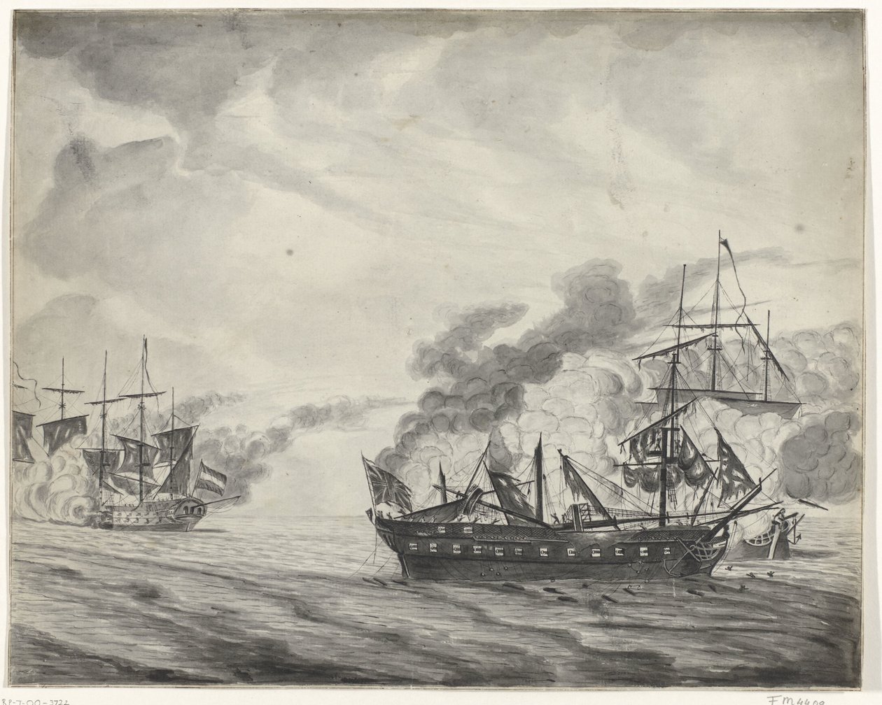 A cadizi tengeri csata, 1781 alkotó: Beekman