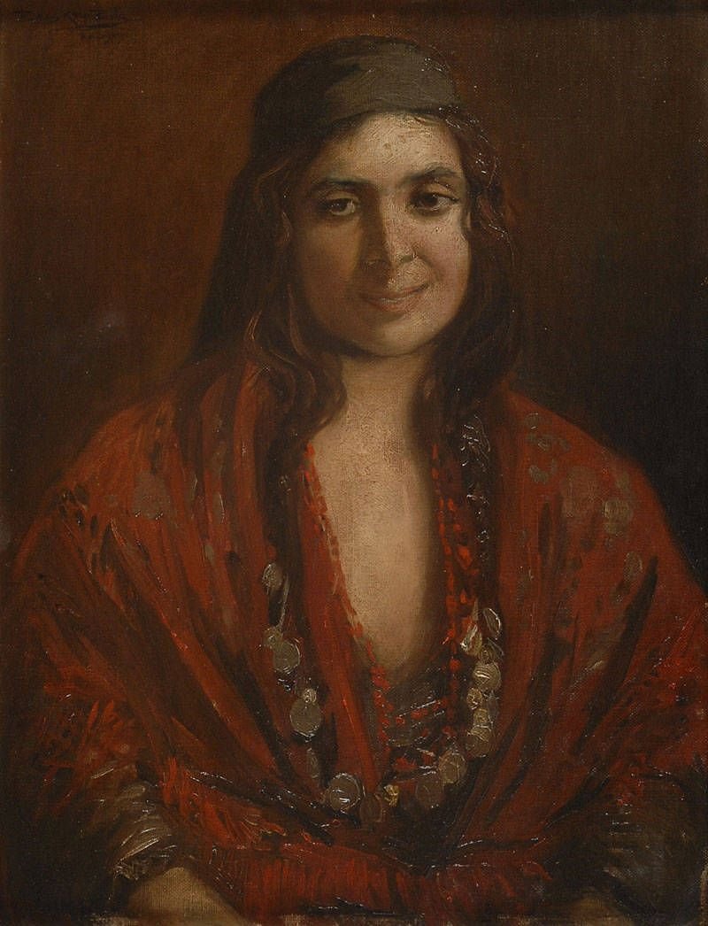 Cigánylány alkotó: Bela Bacskay