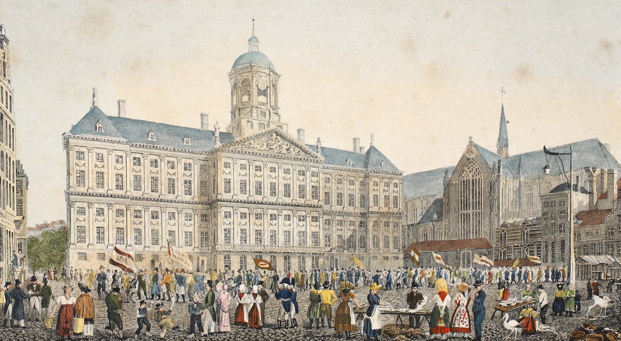 Utcai jelenet, 1895 körül (photochrom) alkotó: Belgian School