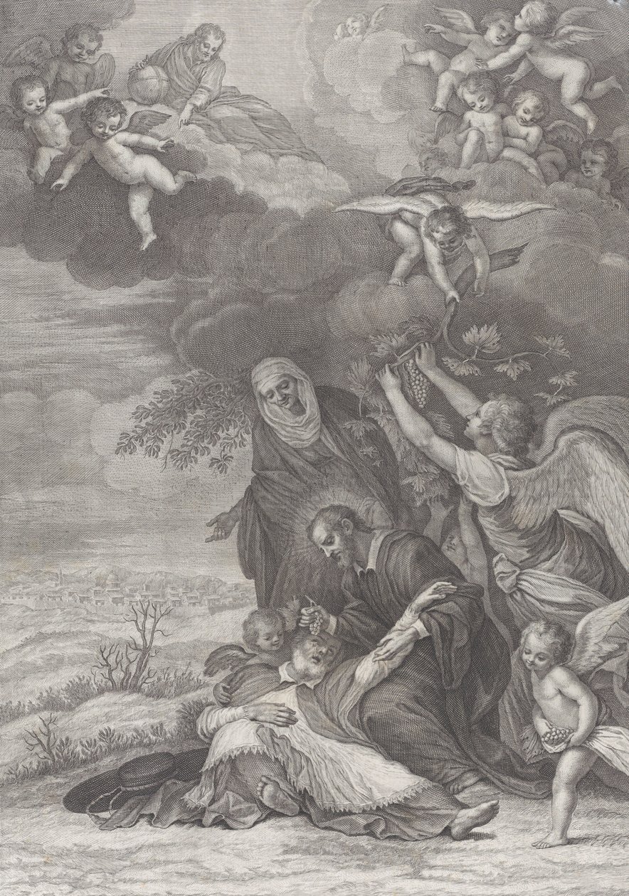 Egy szent csodája, 1777 alkotó: Benedetto Eredi