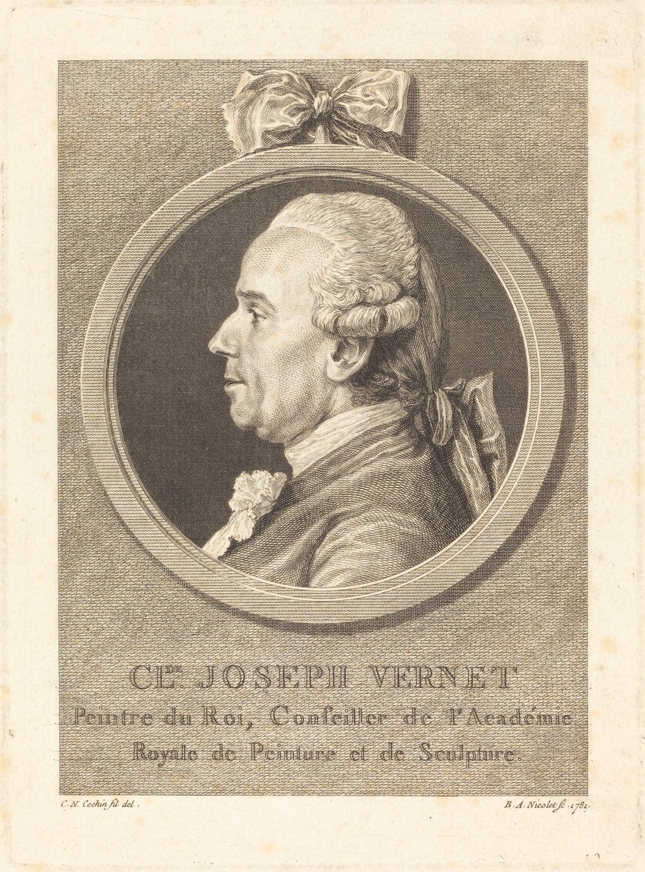 Claude Joseph Vernet alkotó: Benedict Alphonse Nicolet after Charles Nicolas Cochin II