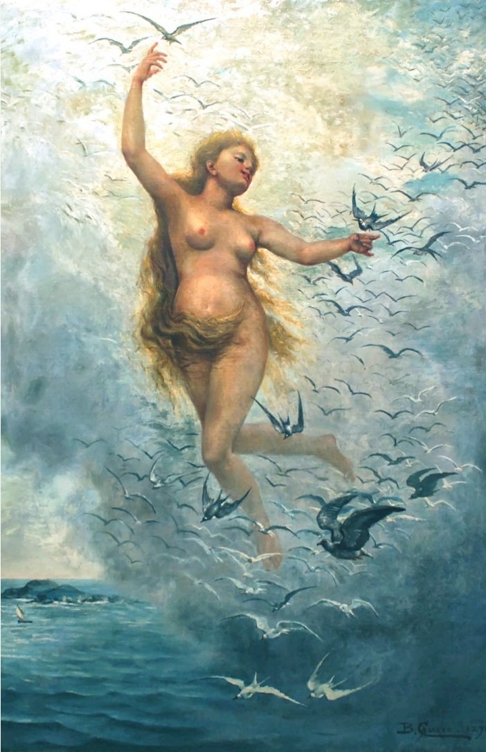 Flock of MaynPortugues: Flight of Maion alkotó: Benedito Calixto