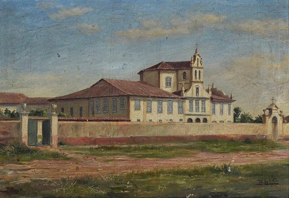 Emlékezés a Fényszűzről Sao Paulóban - 1860n alkotó: Benedito Calixto