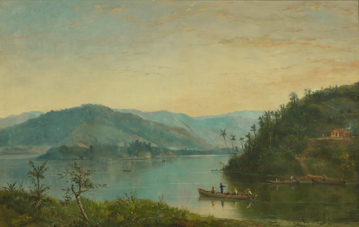 Benedito Calixto - Itanhaém folyó, SP, 1896 alkotó: Benedito Calixto
