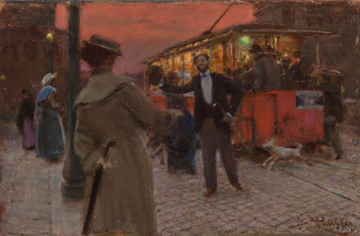 Római villamos, 1905 alkotó: Benes Knupfer