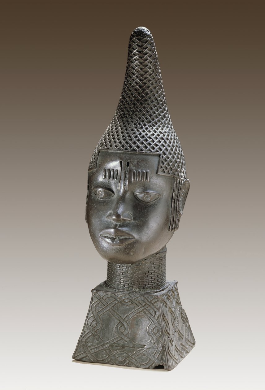Anyakirálynő feje (bronz) alkotó: Benin