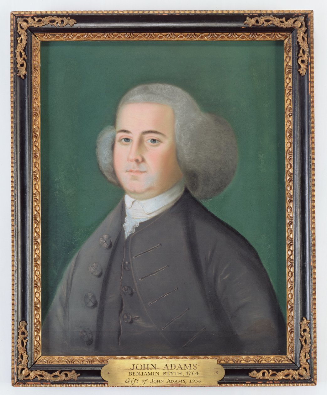 John Adams, 1766 körül (pasztell, papíron) alkotó: Benjamin Blyth