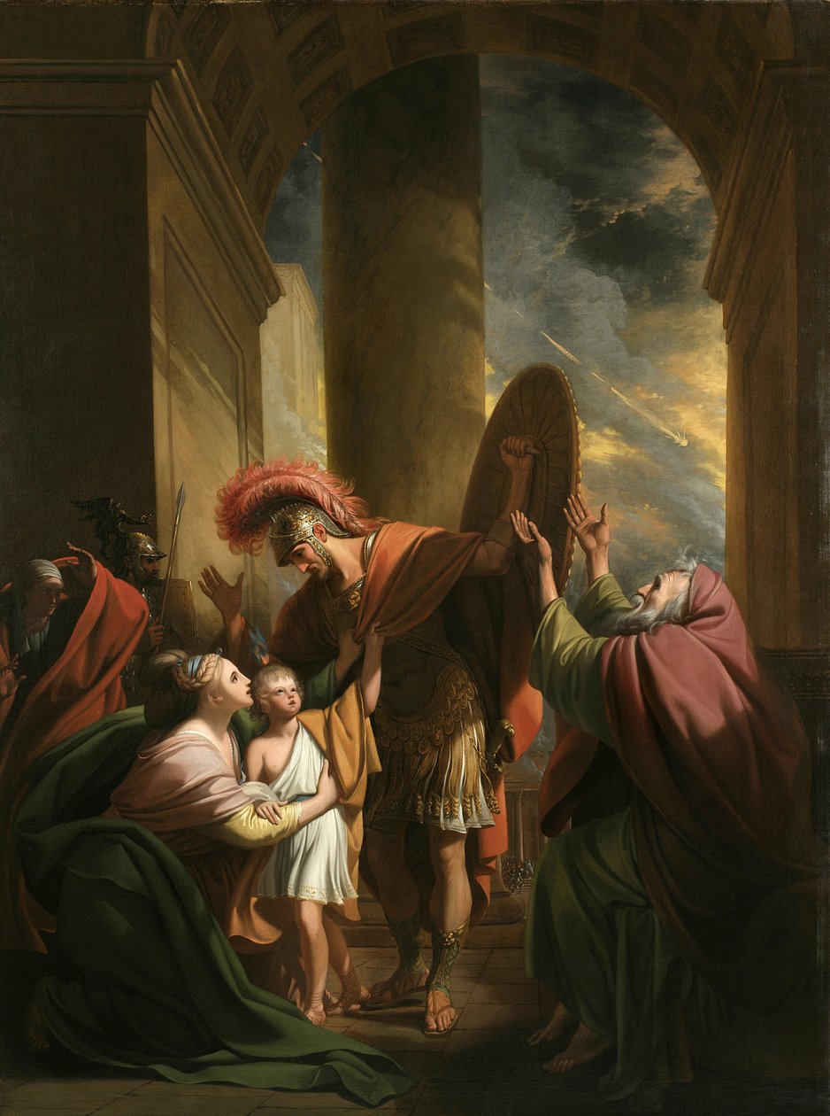 Aeneas és Creusa, 1771 (olaj, vászon) alkotó: Benjamin West