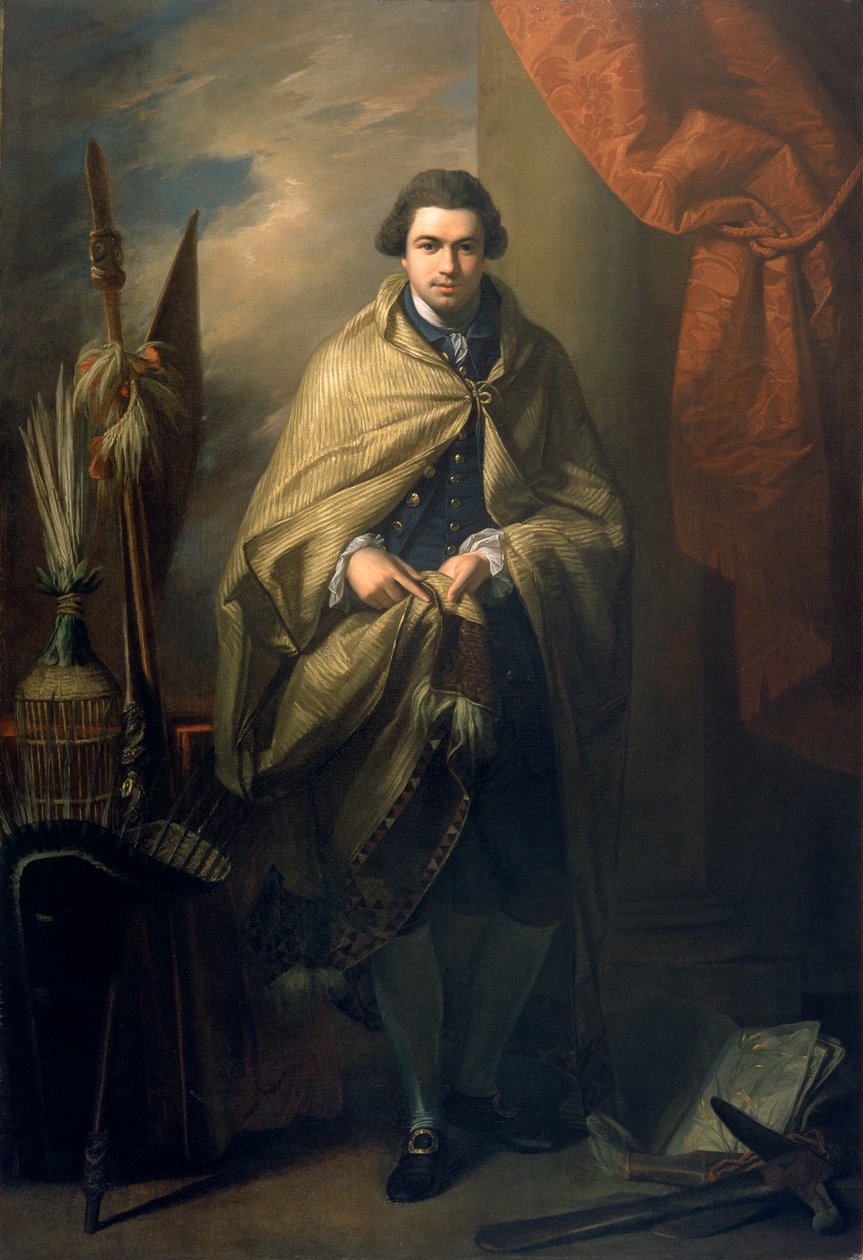 Sir Joseph Banks, 1773, botanikus alkotó: Benjamin West