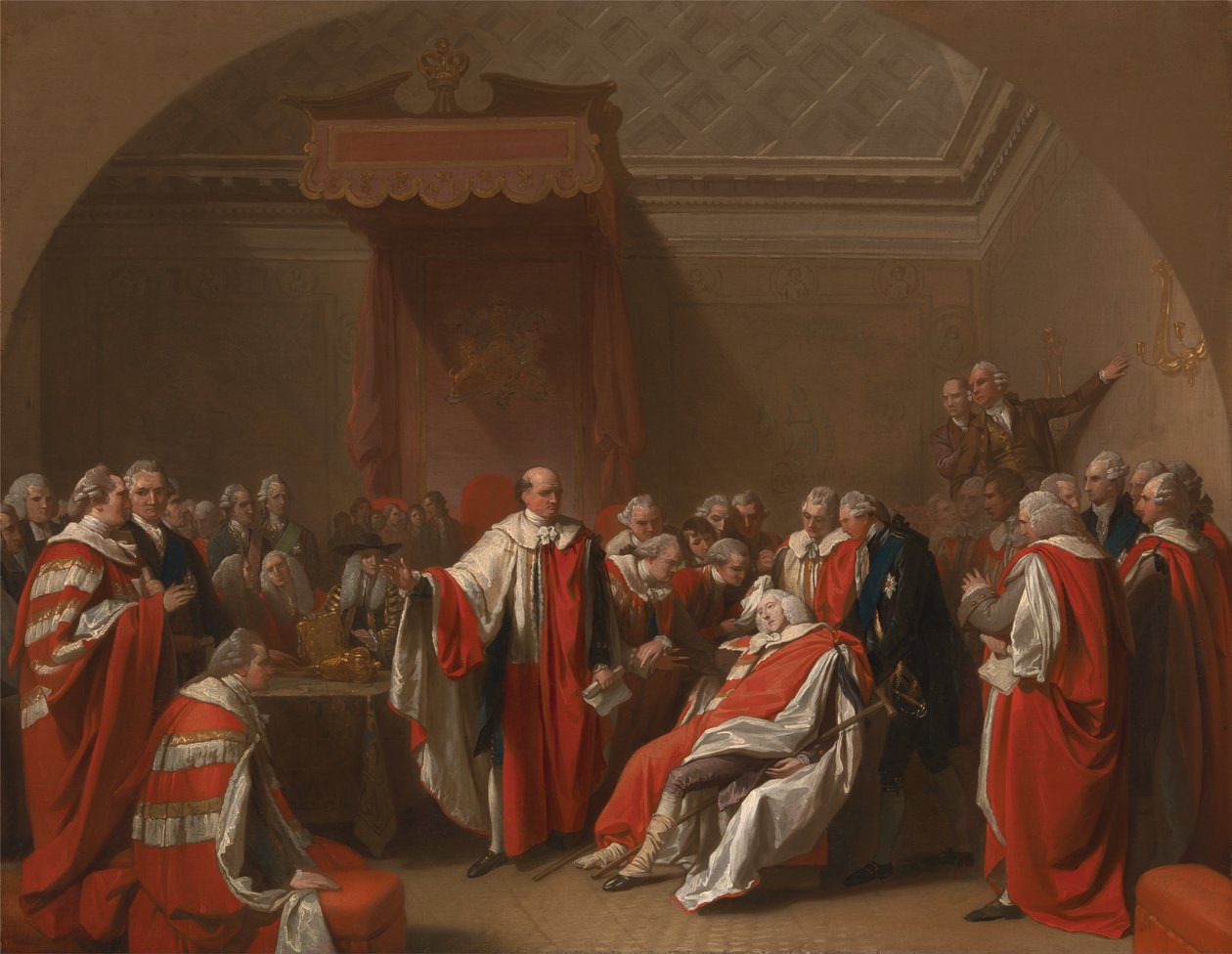 Chatham halála alkotó: Benjamin West