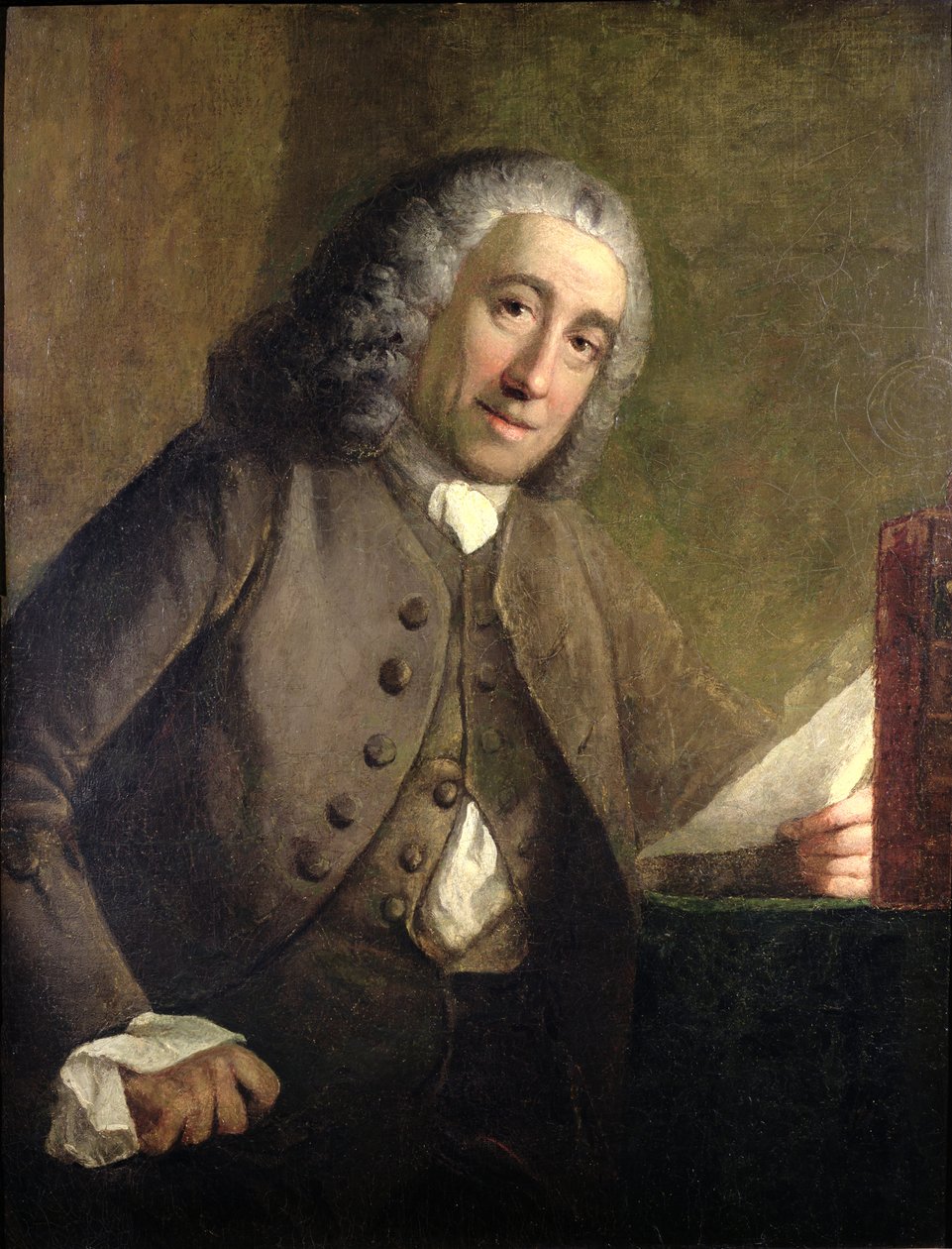 Francis Fauquier (kb. 1704-68) portréja, Virginia hadnagya az amerikai gyarmatokon, 1757 körül alkotó: Benjamin Wilson