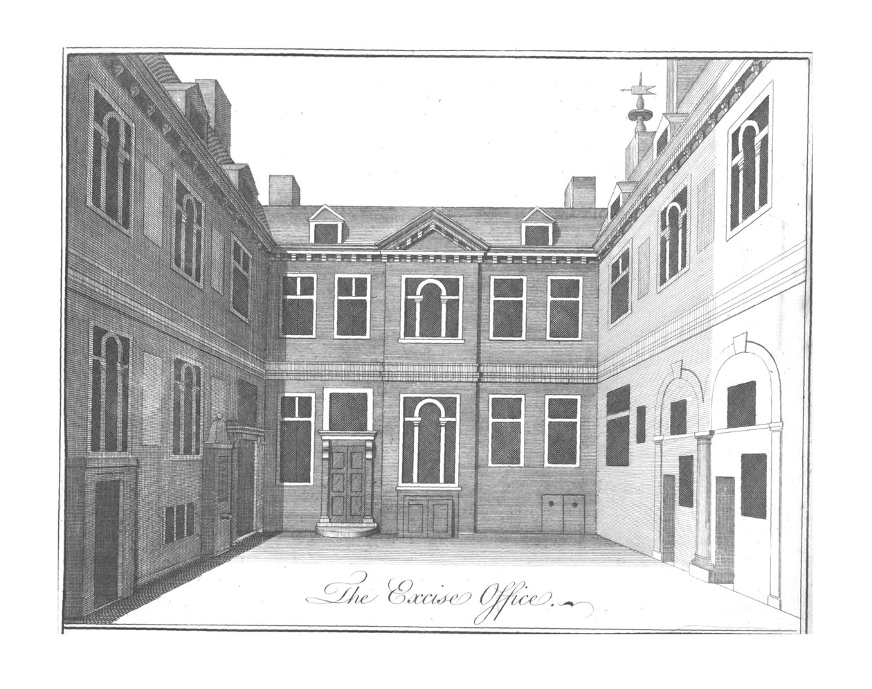 Jövedéki Hivatal., c1756 alkotó: Benjamin Cole