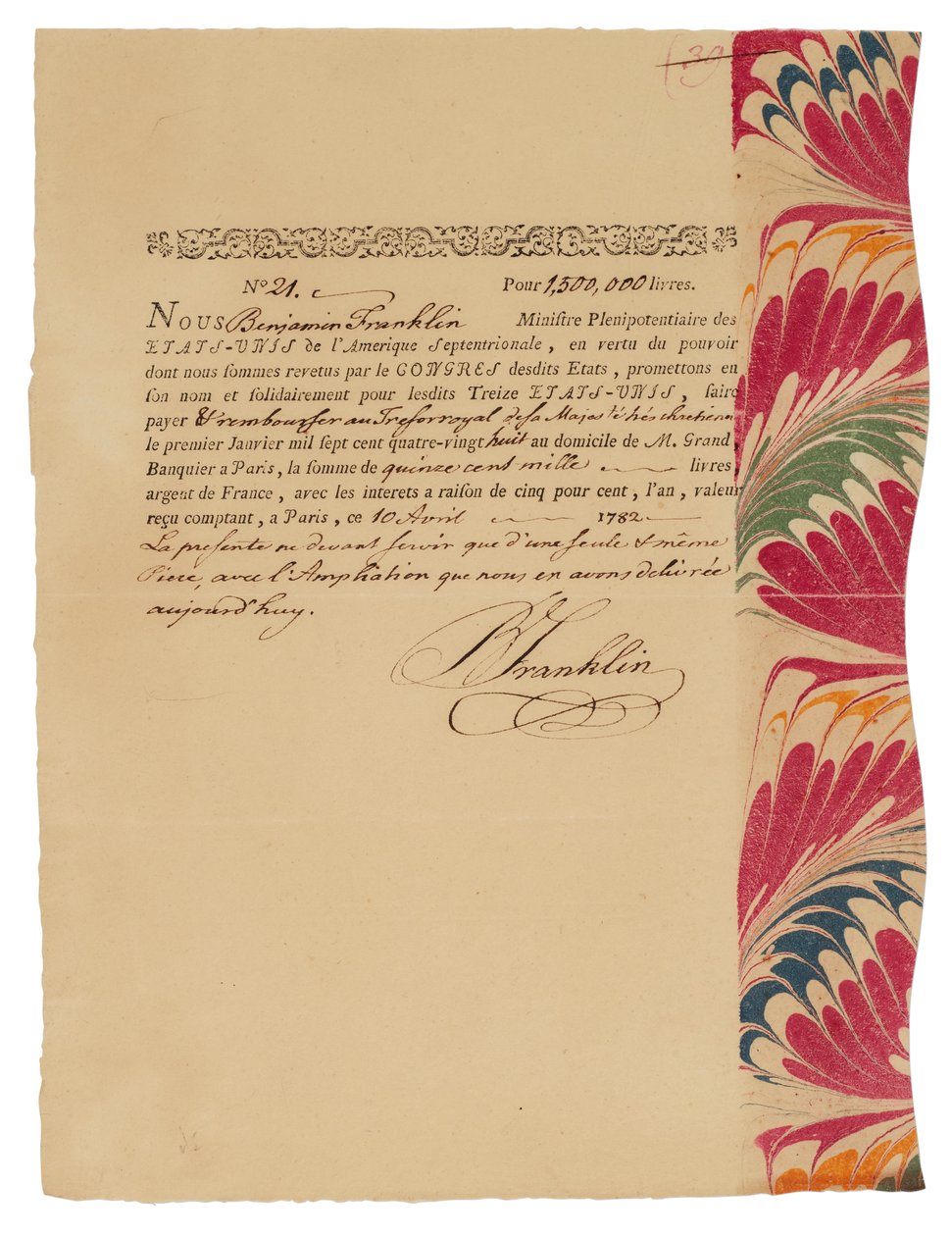 Benjamin Franklin levél alkotó: Benjamin Franklin