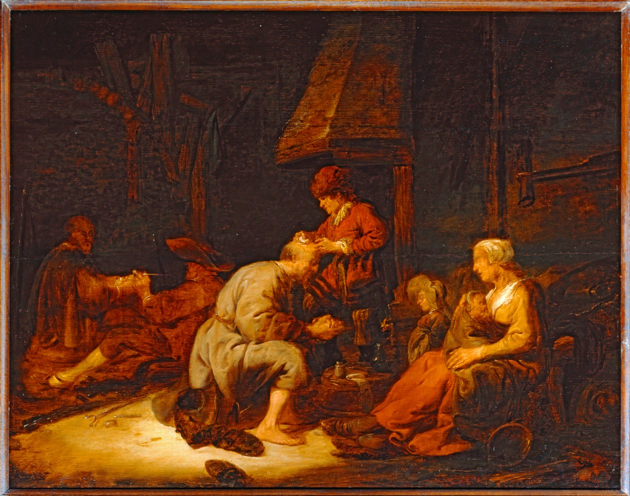 A nagyító működése. 1630 ... alkotó: Benjamin Gerritsz. Cuyp