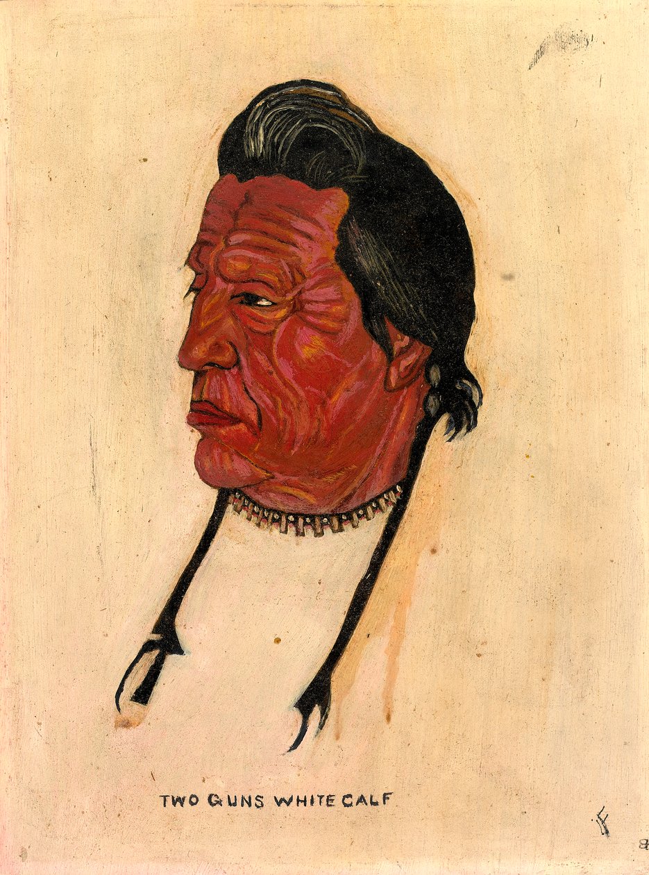 Two Guns White Calf, n.d. alkotó: Benjamin H. Frayser