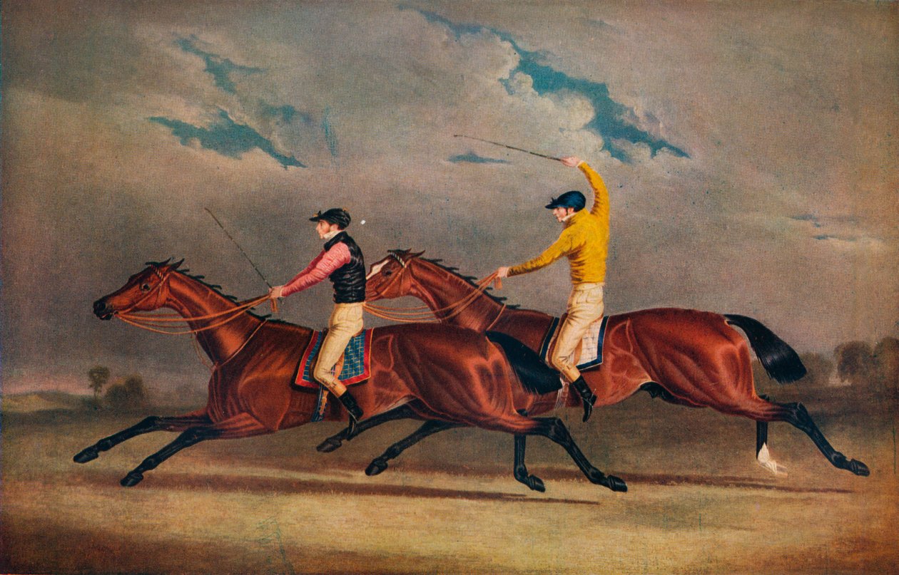 Matilda Beating Mameluke, St. Leger, 1827, 1827 alkotó: Benjamin Herring