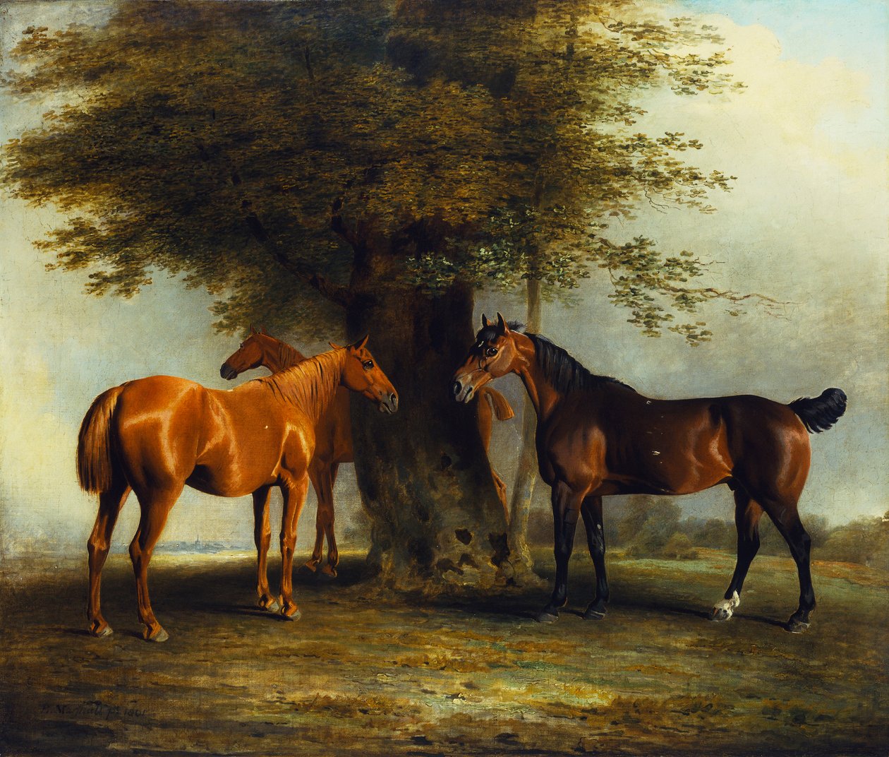 Vadászok Grassben, 1801 alkotó: Benjamin Marshall