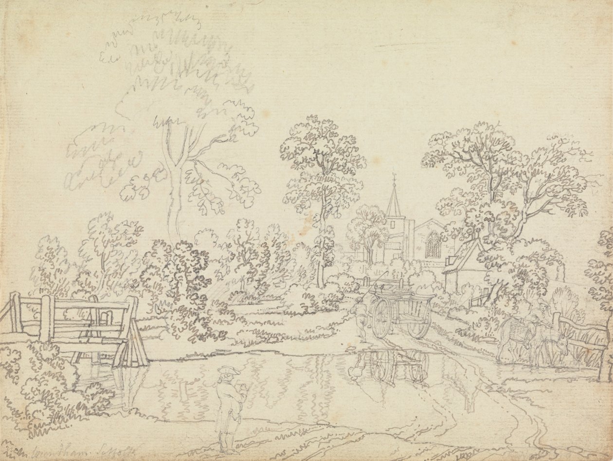 Egy Ford Wrenthamben, Suffolkban alkotó: Benjamin West