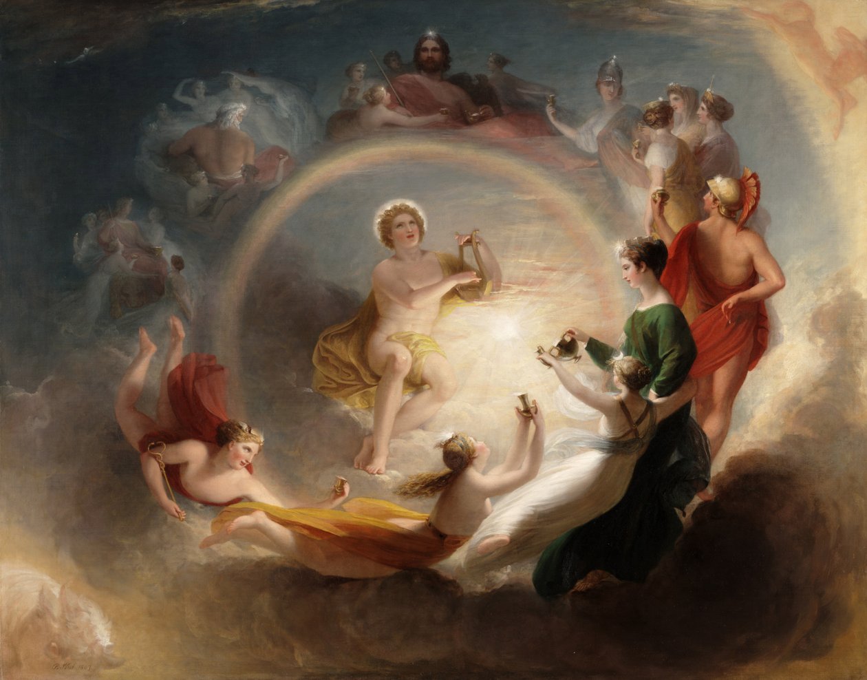 Apollo varázsa alkotó: Benjamin West