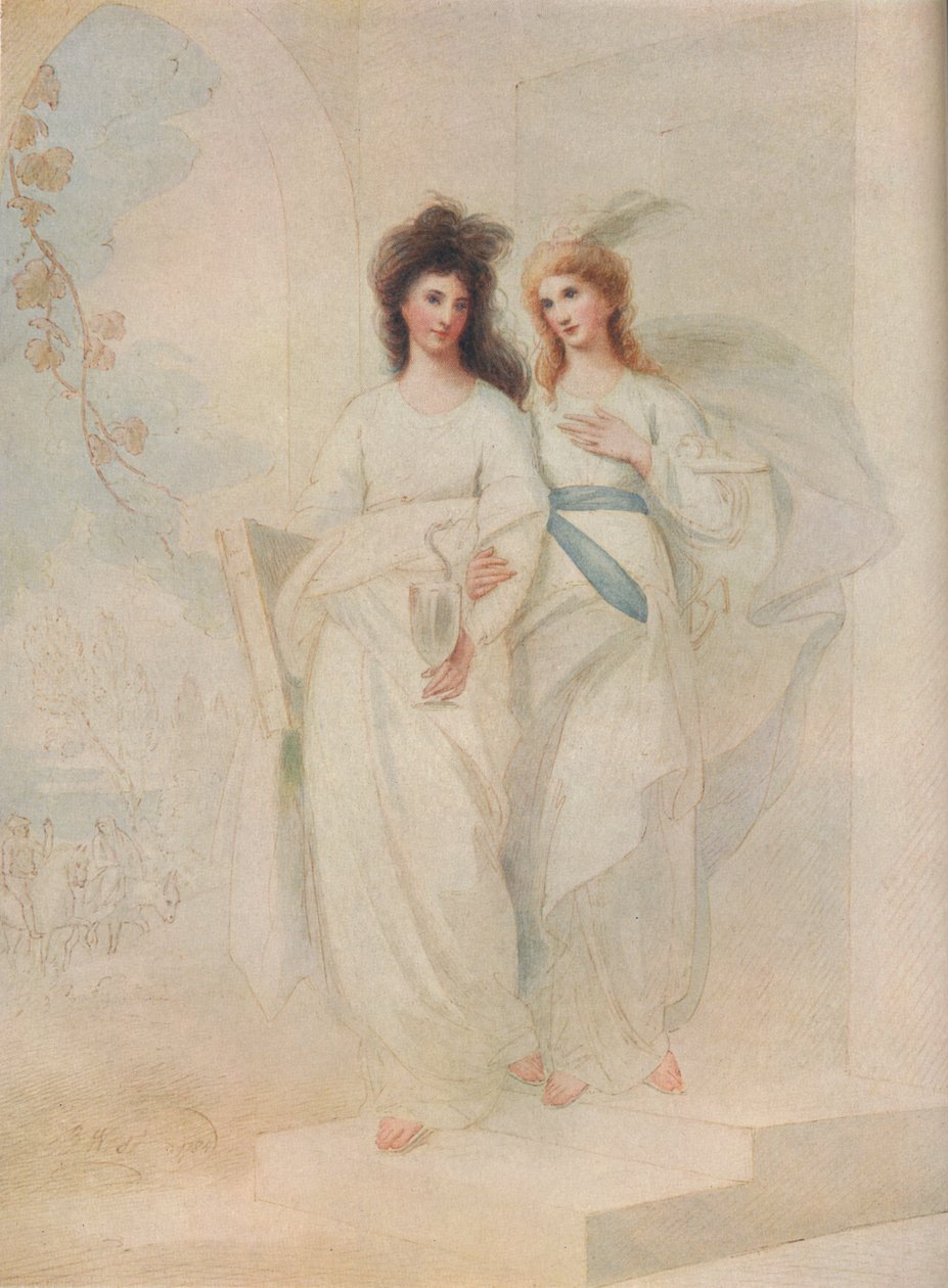 Fidelia és Speranza, 1784 alkotó: Benjamin West