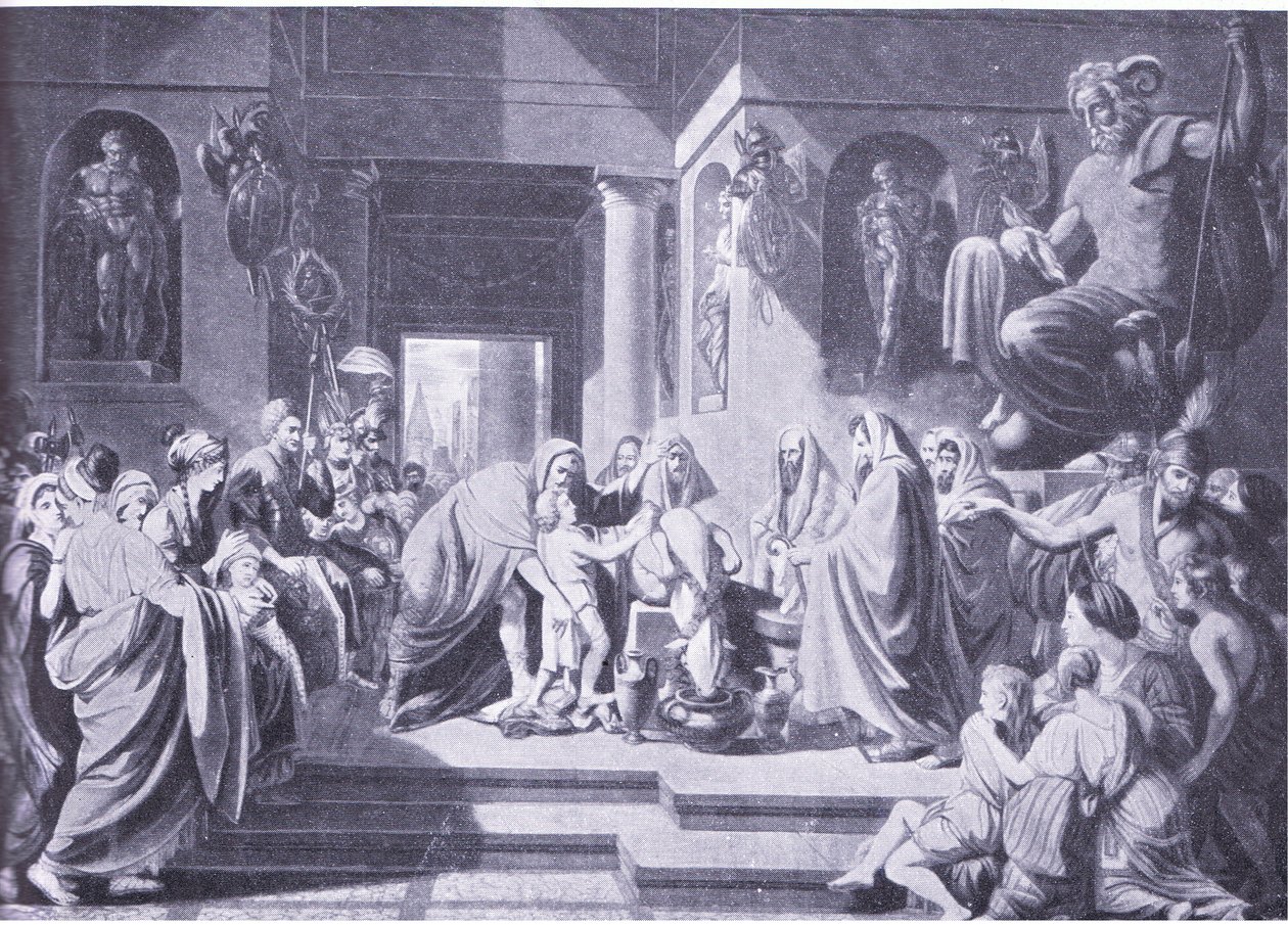 Hannibál örök hűséget esküdött Rómának. alkotó: Benjamin West