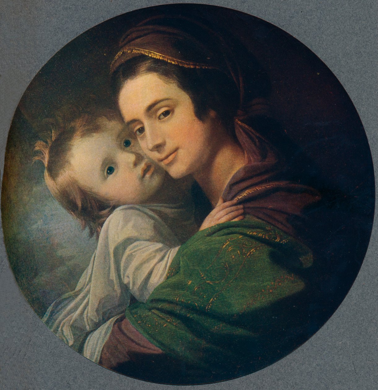 Mrs. West and Child, 1770, 1909 alkotó: Benjamin West