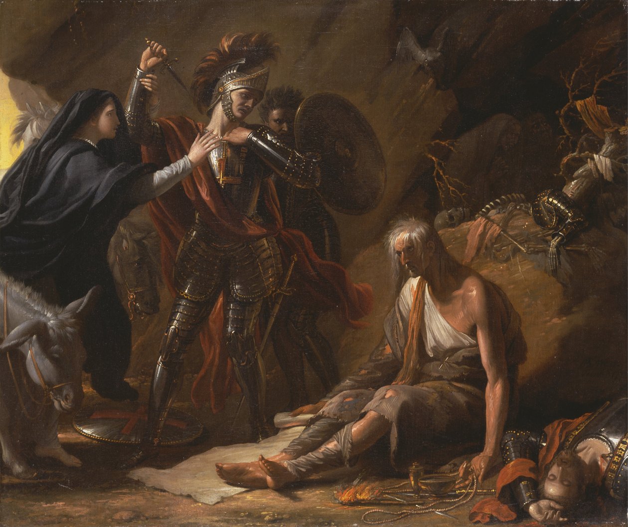 A kétségbeesés barlangja alkotó: Benjamin West