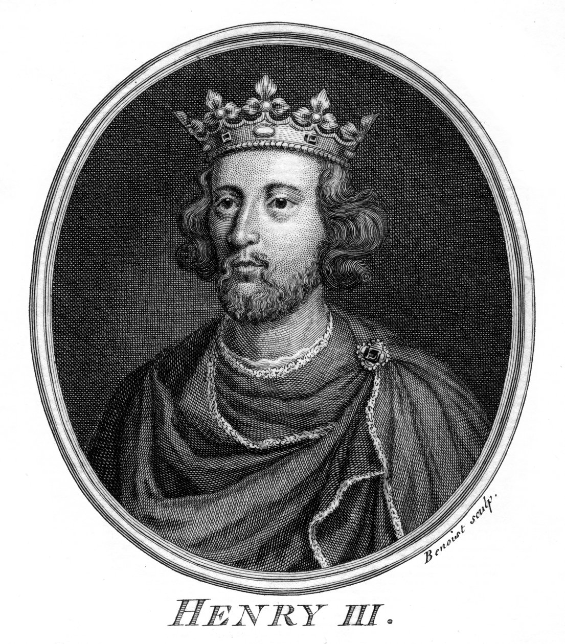III. Henrik, Anglia királya. alkotó: Benoist