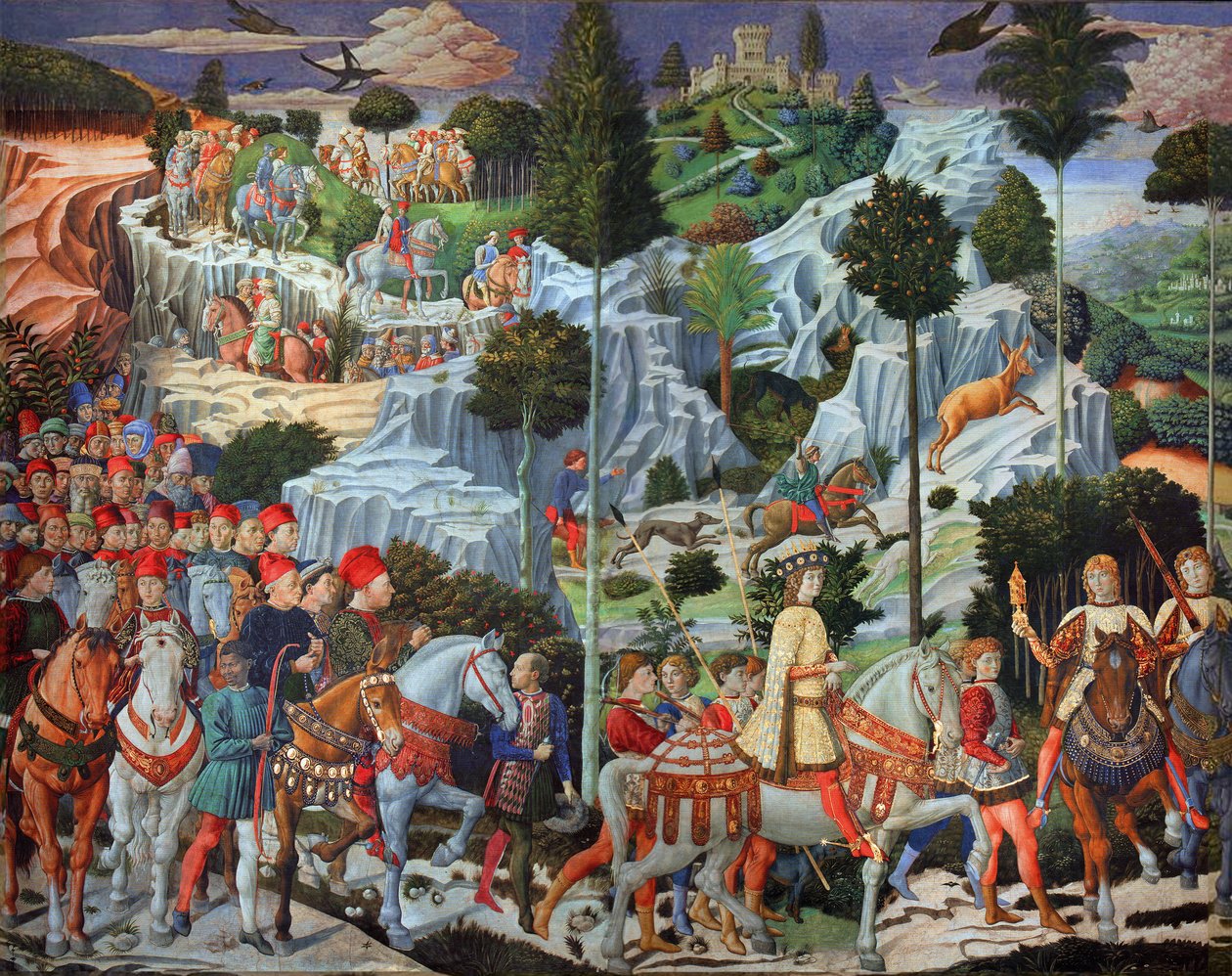 A legfiatalabb király körmenete alkotó: Benozzo Gozzoli