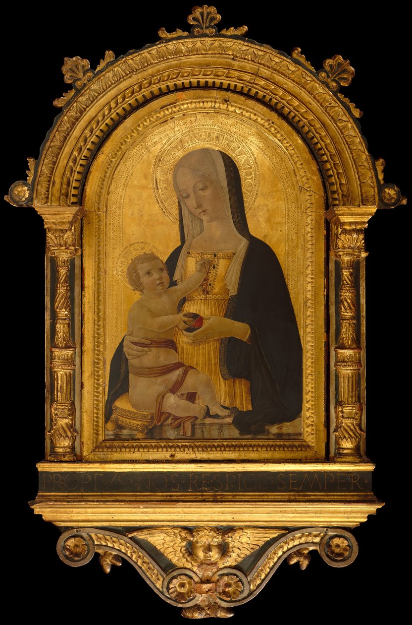 Madonna és gyermeke, kb. 1470. alkotó: Benvenuto di Giovanni