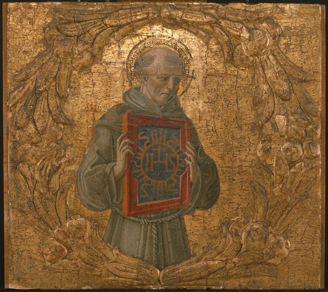 Saint Bernardino, valószínűleg 1474. alkotó: Benvenuto di Giovanni