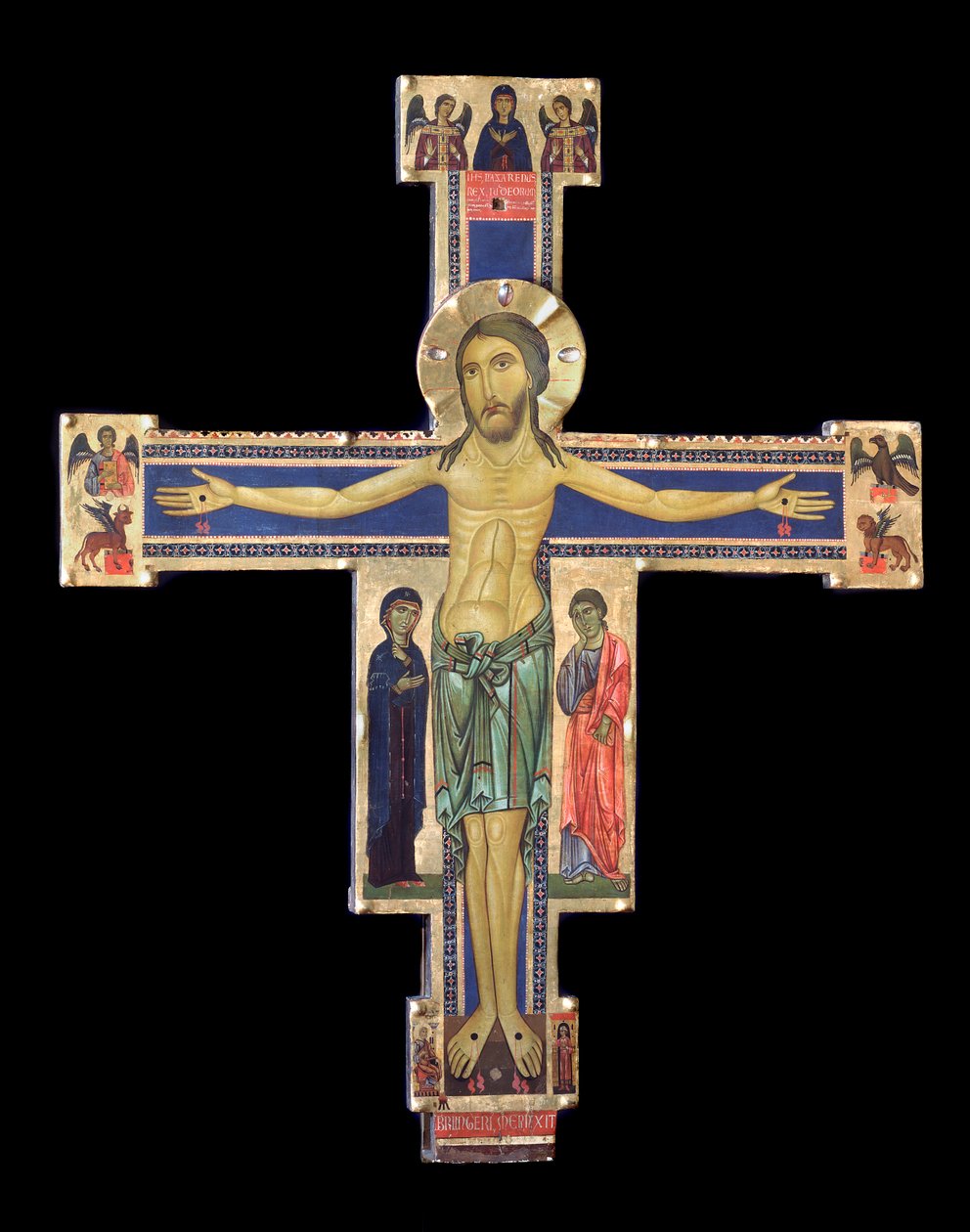 Feszület (Fafestmény, 1228-1236 körül) alkotó: Berlinghiero (fl.1228 36) Berlinghieri