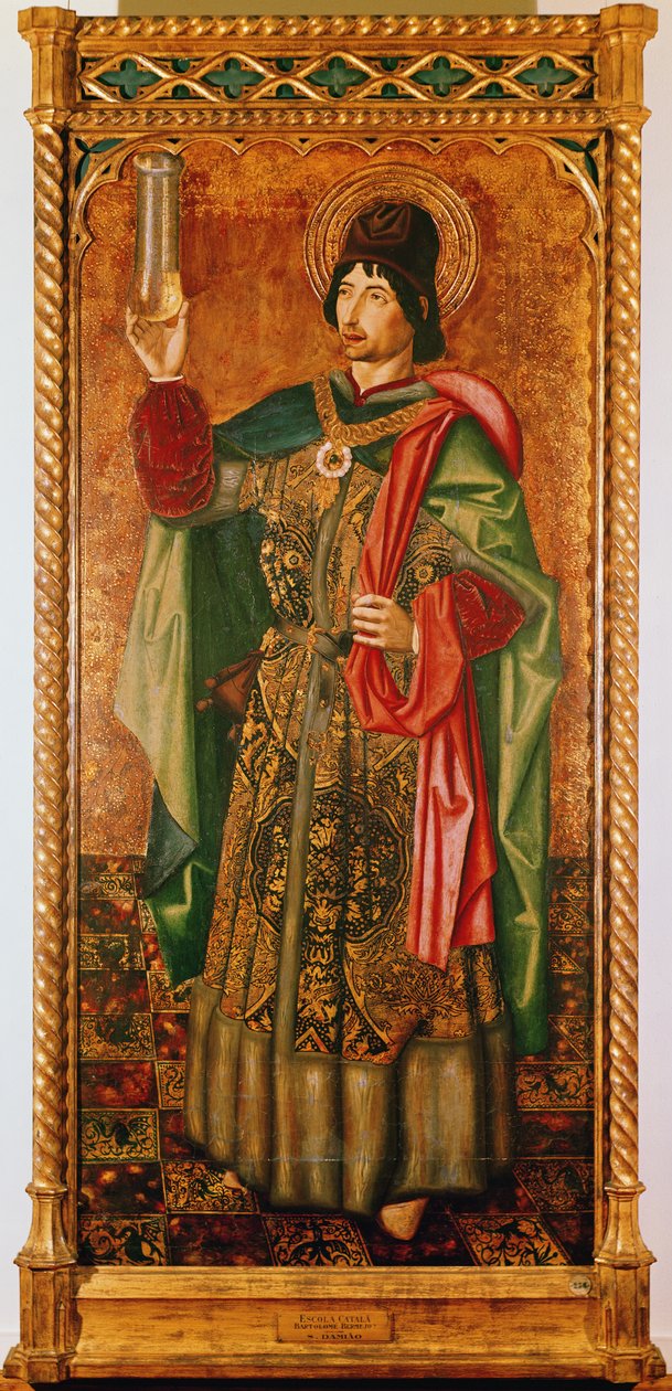 Szent Damján, 1490 körül alkotó: Bermejo