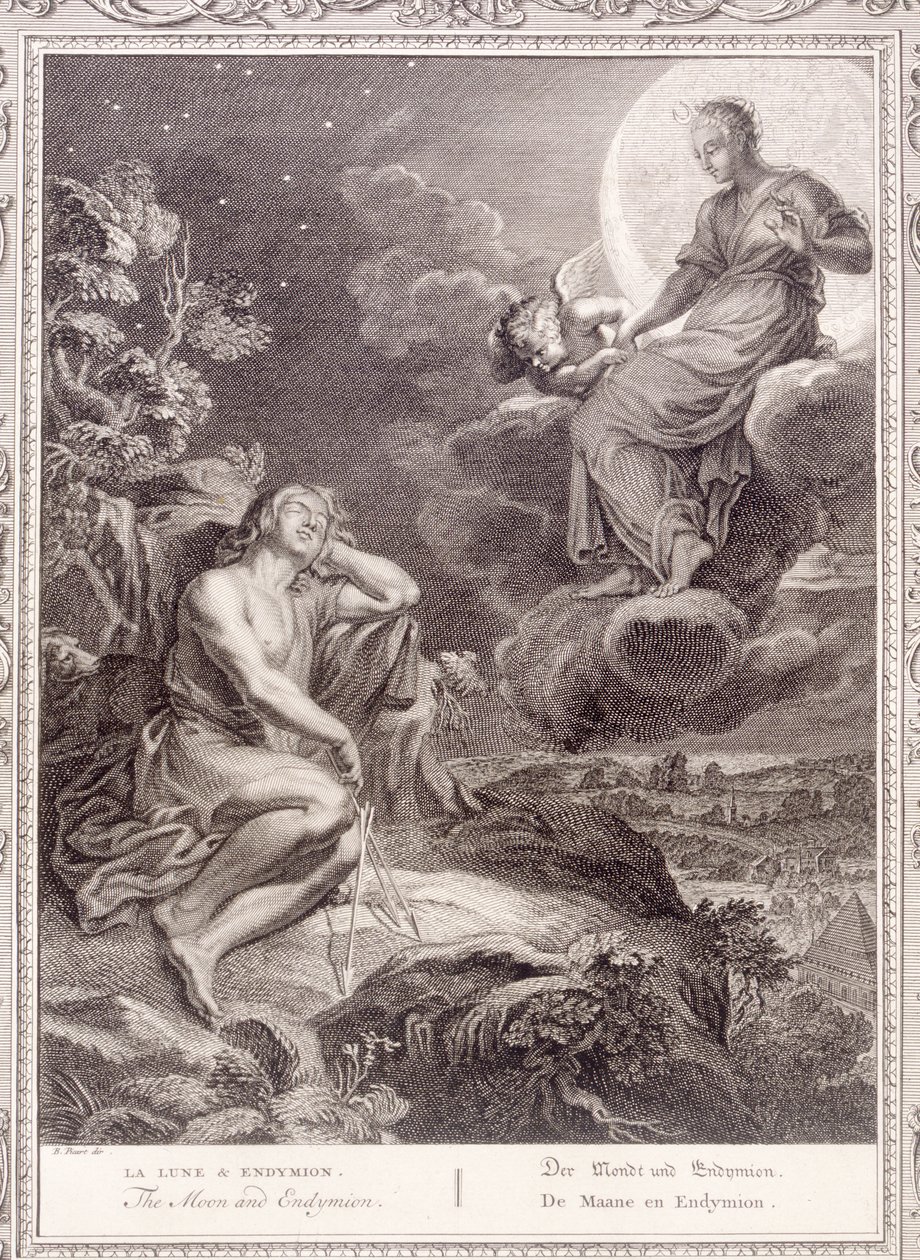A Hold és az Endymion, 1731 alkotó: Bernard Picart