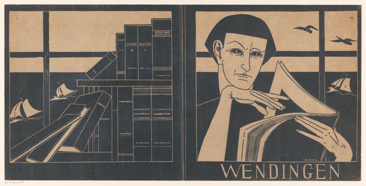 Wendingen borítója alkotó: Bernard Essers
