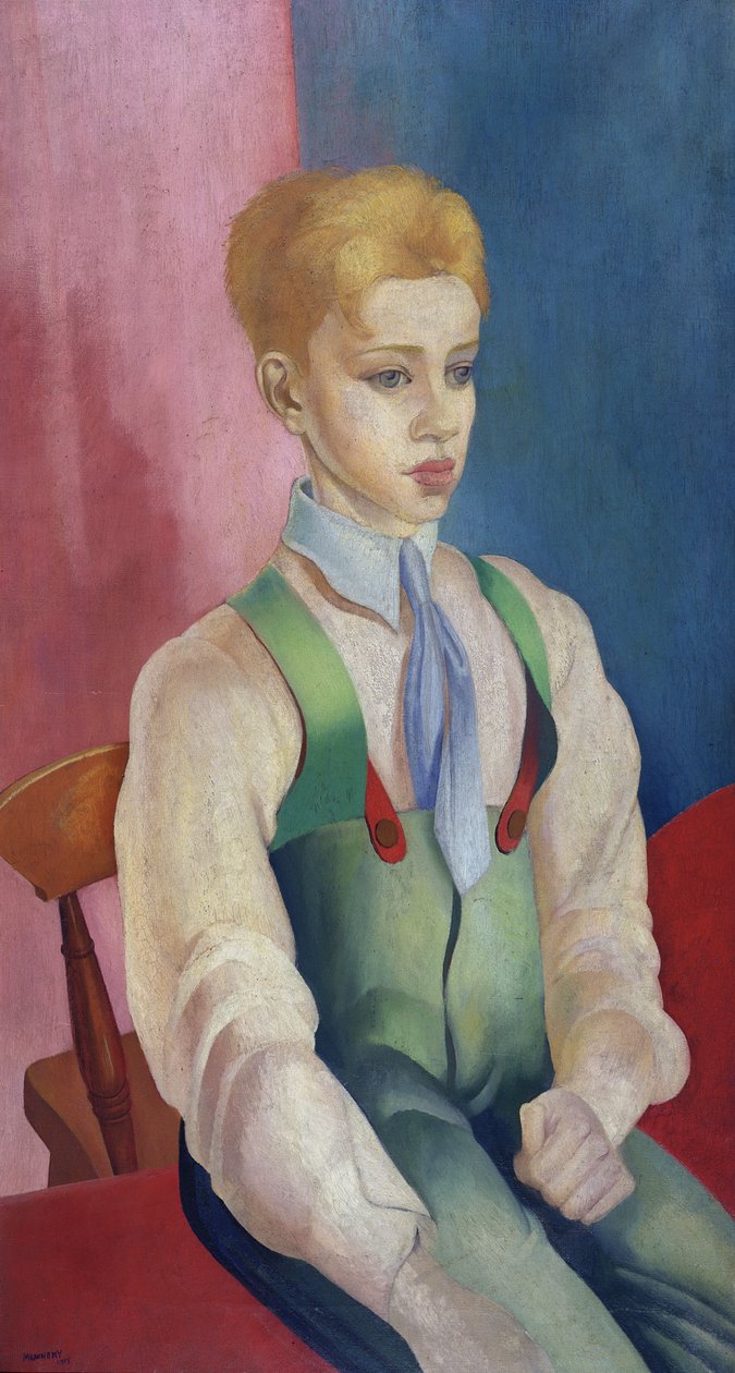 Egy fiú portréja alkotó: Bernard Meninsky