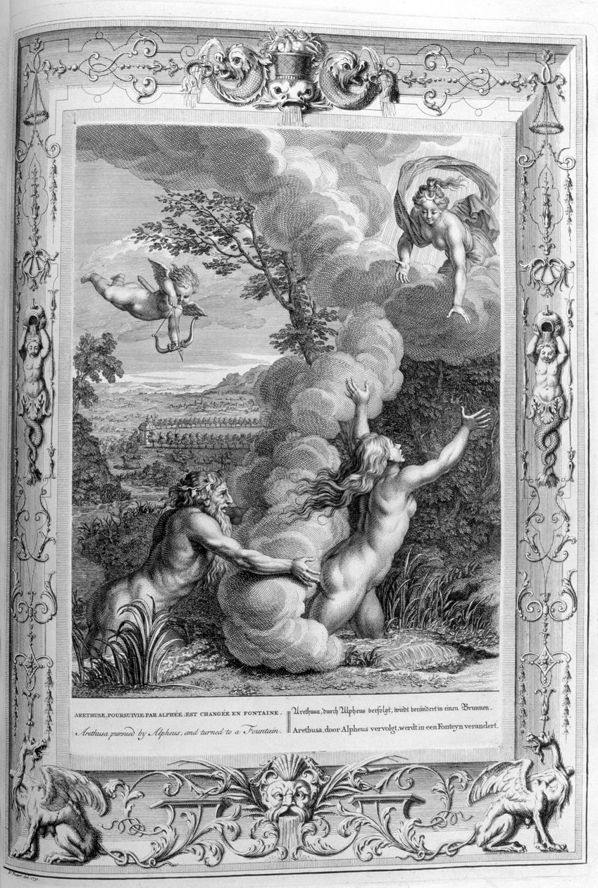 Arethusa (metszet) alkotó: Bernard Picart