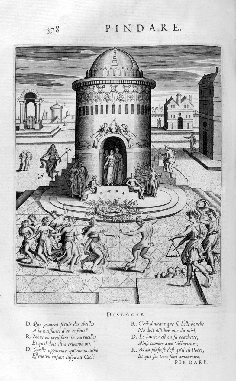 Pindare, 1615 alkotó: Bernard Picart
